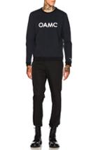 Oamc Logo Crewneck In Blue