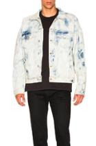 Fear Of God Inverted Holy Water Trucker Jacket In Denim Light