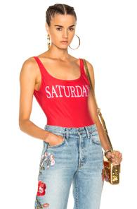Alberta Ferretti Saturday Swimsuit In Red