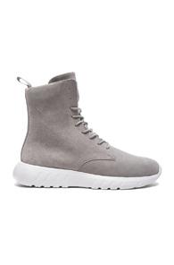 Cu4tro Suede Ninja Sneakers In Gray