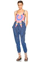 Mara Hoffman Starbasket Jumpsuit In Geometric Print,blue