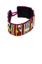 Etro Beaded Bracelet In Red,yellow,stripes