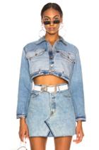 Re/done Levi's Oversized Jacket In Blue