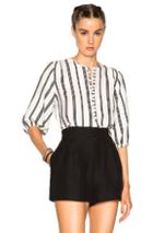 Apiece Apart Nueva Augustina Top In White,stripes