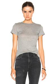 Helmut Lang Shrunken Tee In Gray