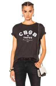 R13 Cbgb Boy T In Black,gray