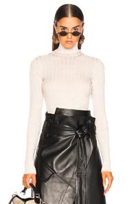 Petar Petrov Karen Turtleneck Top In Neutral