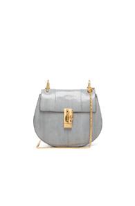 Chloe Ayers Small Drew Bag In Gray,animal Print