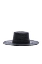 Janessa Leone Calla Bolero Hat In Black