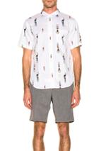Thom Browne Swimmer Print Shirt In Abstract,white