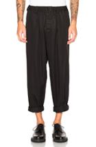 Marni Light Washed Cotton Pants In Black