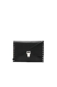 Proenza Schouler Small Lunch Bag With Studded Strap In Black
