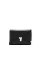 Proenza Schouler Small Lunch Bag With Studded Strap In Black