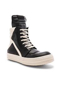 Rick Owens Geobasket In Black