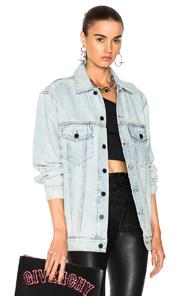 Alexander Wang Daze Jacket In Blue