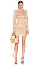 Balmain Sequined Dress In Neutral