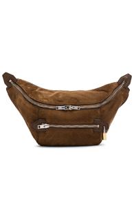 Alexander Wang Padlock Fanny Pack In Brown