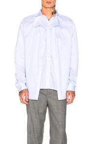 Y Project Skinny Shirt In Blue,stripes,white