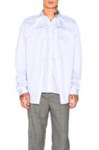 Y Project Skinny Shirt In Blue,stripes,white