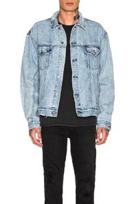 Ksubi Oh G Acid Trip Jacket In Denim Light