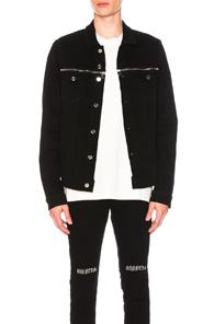 Rta Denim Jacket In Black