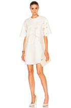 Victoria Victoria Beckham Delft Embroidered Shift In White