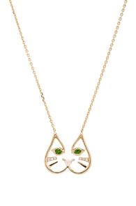 Ruifier Felix Pendant Necklace In Metallics