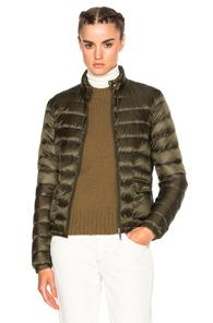 Moncler Lans Polyamide Jacket In Green
