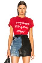 Amiri Dirty Thoughts Tee In Red