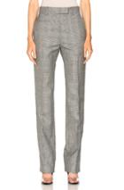 Calvin Klein 205w39nyc Glen Plaid Fine Worsted Wool Trousers In Black,checkered & Plaid