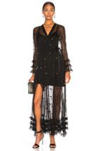 We Are Leone 55 Wrap Dress In Black