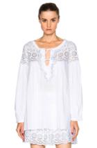 See By Chloe Eyelet Tunic Top In White