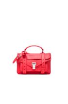 Proenza Schouler Tiny Ps1 Lux Leather In Red