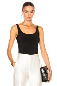 Protagonist Scoop Neck Bodysuit In Black
