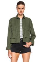 The Great Swingy Army Jacket In Green
