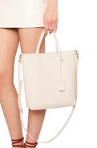 Saint Laurent Toy North South Tote Bag In Neutrals