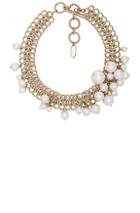 Lanvin Pearl Choker Necklace In Metallics