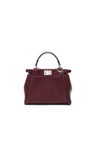 Fendi Mini Peekaboo In Red