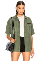 Icons Fatigue Top In Green