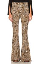 Norma Kamali Fishtail Pant In Animal Print