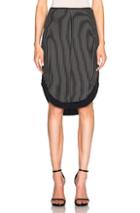 Rag & Bone Madison Skirt In Stripes,black