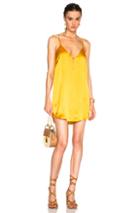 Mason By Michelle Mason Mini Slip Dress In Orange