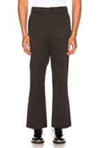 Junya Watanabe Cotton Twill Trousers In Black