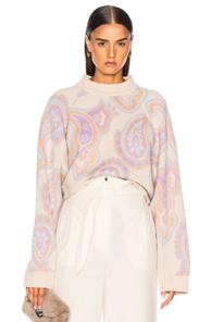 Nanushka Casey Sweater In Neutral,paisley