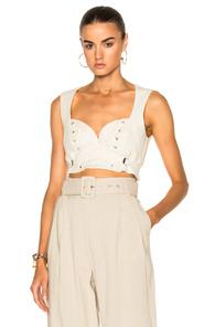 Zimmermann Stranded Strapped Vest In Neutrals