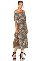 A.l.c. Doris Dress In Black,florals,neutrals