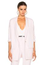 Alexandre Vauthier Japanese Crepe Oversize Blazer In Pink
