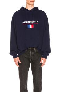 Vetements Stoner Hoodie In Blue