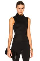 Brandon Maxwell Sleeveless Top In Black