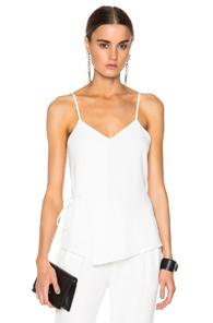 Derek Lam 10 Crosby Tie Cami Top In White